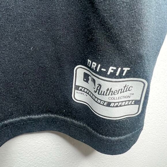 Nike Chicago White Sox Men's XXL Dri-Fit Black T-Shirt Logo MLB Baseball - Picture 5 of 9